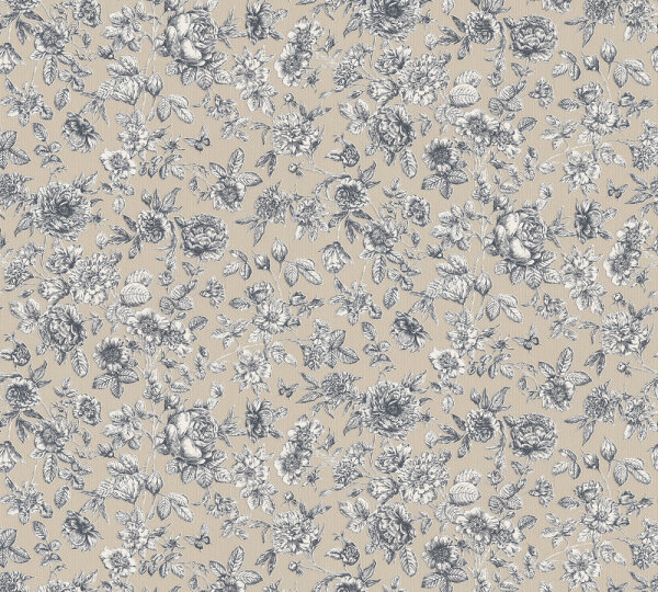 XL Vlies - Tapete 10,05x1,06 M  Landhaus Floral