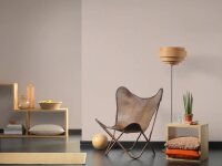Vlioestapete Beige glatt leichter Glitzer