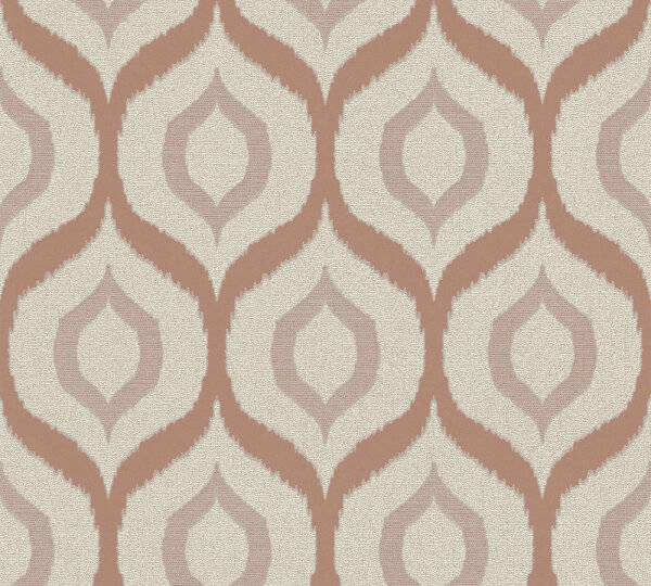 Struktur-Profil-Tapete Jewel Glitter Collection Retro 70er