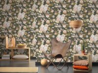 Aktion Wand 3 Rollen Tapete Blumen Floral