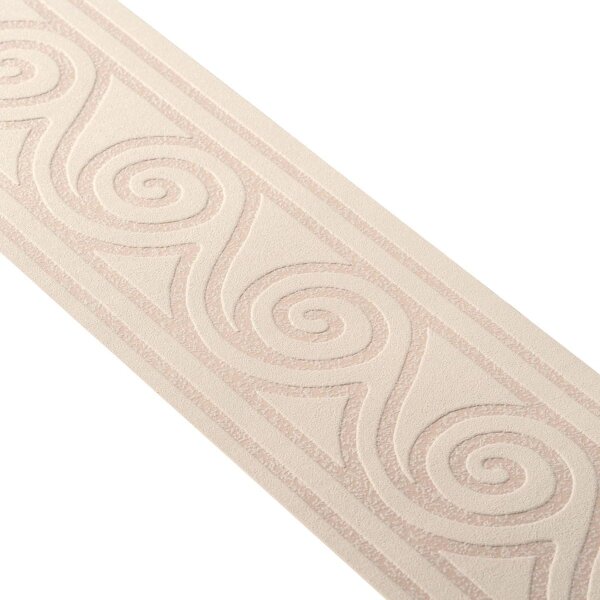 Bordüre selbstklebend Vlies beige Dekorband