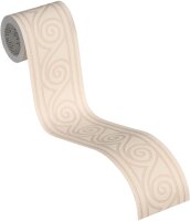 Bordüre selbstklebend Vlies beige Dekorband
