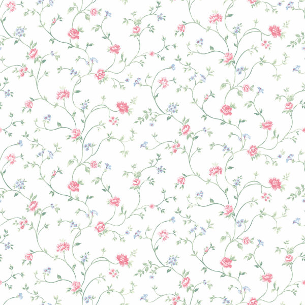Landhaus Tapeten Pretty Prints Ranken Rosen