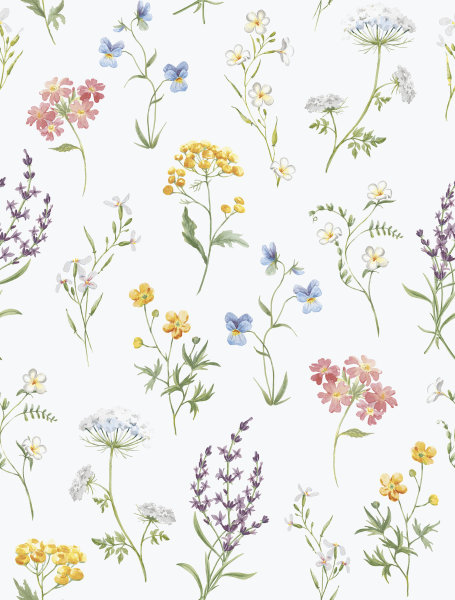 Hana Landhaus Tapeten Floral Blumen