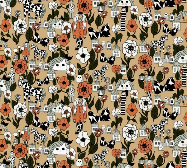 Tapeten Marimekko 06  MARIKYLA