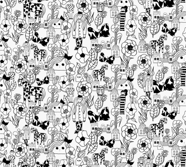 Tapeten Marimekko 06  MARIKYLA