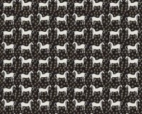 Tapeten Marimekko 06  MUSTA TAMMA