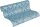 Vliestapete Barocktapete Ornament Damast blau silber