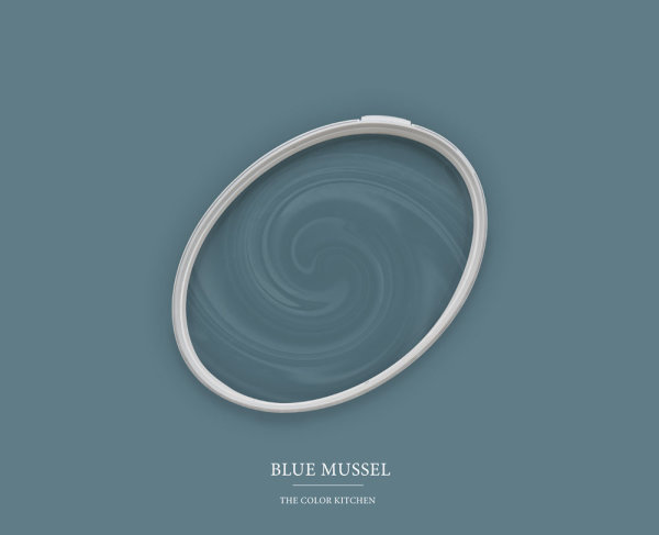 Wandfarbe The Color Kitchen Blue Mussel