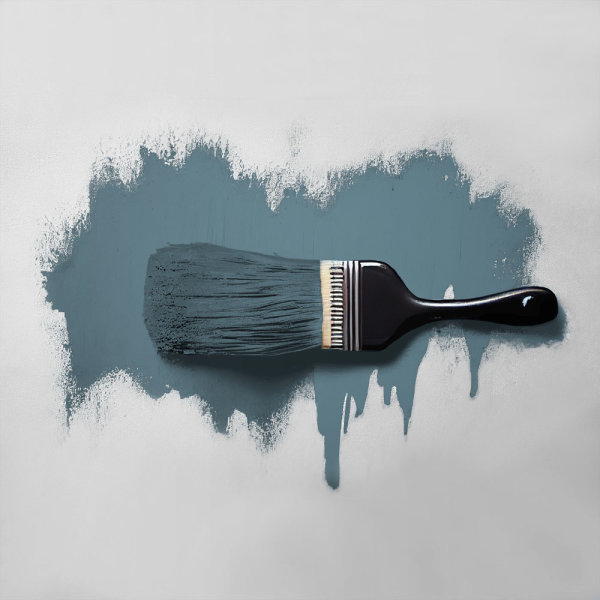 Wandfarbe The Color Kitchen Blue Mussel