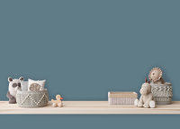 Wandfarbe The Color Kitchen Blue Mussel