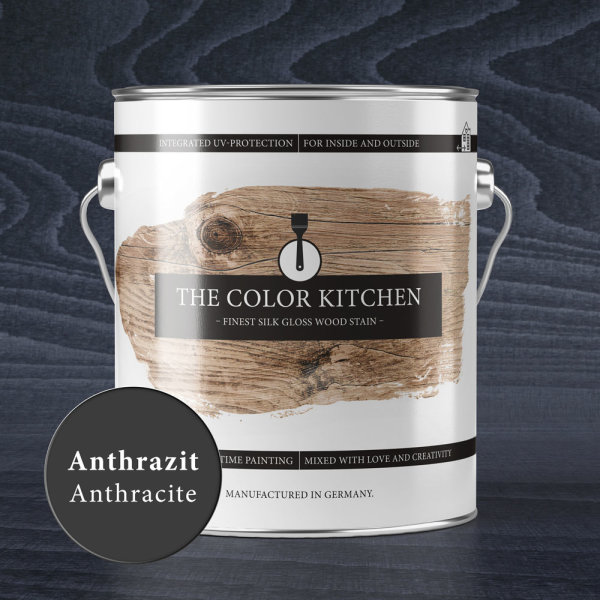Holzlasur Serious Anthracite - Antrahzitgrau 2,5 Liter