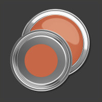 Wandfarbe PURO dusty orange