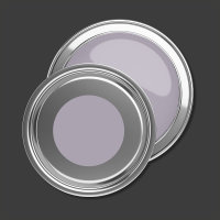 Wandfarbe PURO simple mauve 1 Liter
