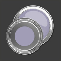 Wandfarbe PURO simple mauve 1 Liter