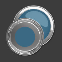 Wandfarbe PURO ocean blue 1 Liter