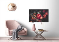 Leinwandbild RomanticFlower1 Blumen 90cm x 60 cm