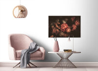 Leinwandbild RomanticFlower2 Blumen 90cm x 60 cm