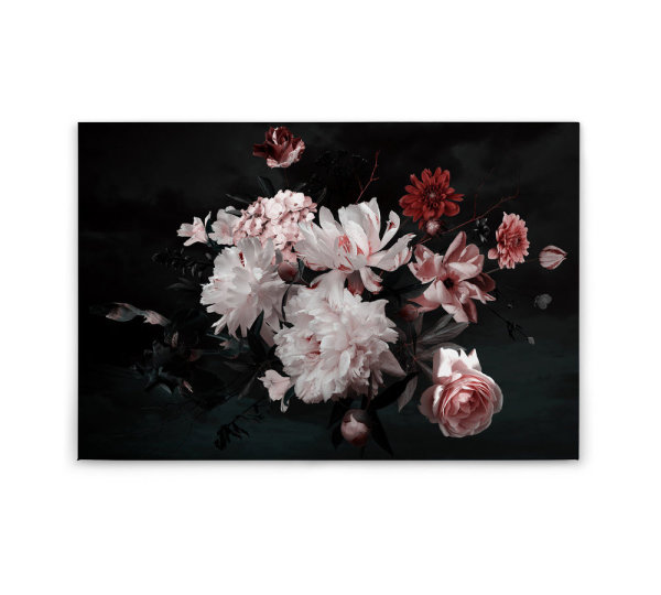 Leinwandbild BlunchOfFlowers2 Blumen 90cm x 60 cm