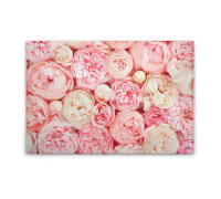 Leinwandbild Roses Blumen 90cm x 60 cm