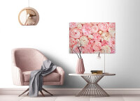 Leinwandbild Roses Blumen 90cm x 60 cm