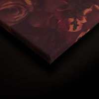 Leinwandbild FlowerWall Blumen 90cm x 60 cm