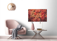 Leinwandbild FlowerWall Blumen 90cm x 60 cm