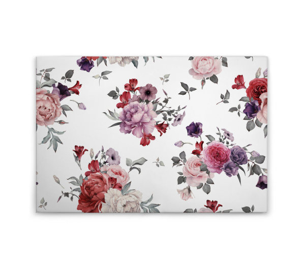 Leinwandbild FlowerBouquet1 Blumen 90cm x 60 cm