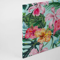 Leinwandbild FlamingoArt1 Blumen 90cm x 60 cm