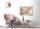 Leinwandbild FlamingoArt2 Blumen 90cm x 60 cm