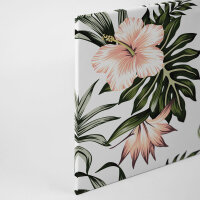 Leinwandbild Toucan1 Blumen 90cm x 60 cm