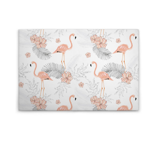 Leinwandbild TropicalVibes2 Blumen 90cm x 60 cm