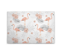 Leinwandbild TropicalVibes2 Blumen 90cm x 60 cm