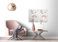 Leinwandbild TropicalVibes2 Blumen 90cm x 60 cm