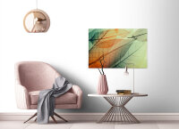 Leinwandbild LimpidLeaf2 Natur 90cm x 60 cm