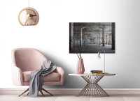 Leinwandbild ConcretePosts 3D 90cm x 60 cm