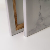 Leinwandbild WhiteMarble1 Marmor 90cm x 60 cm