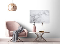 Leinwandbild WhiteMarble1 Marmor 90cm x 60 cm