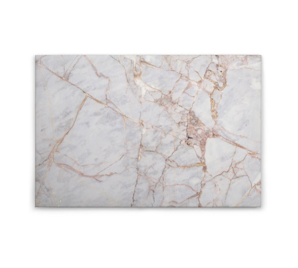 Leinwandbild GreyLightMarble Marmor 90cm x 60 cm