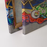 Leinwandbild Graffiti Grafitti 90cm x 60 cm