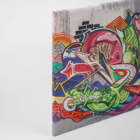 Leinwandbild Graffiti Grafitti 90cm x 60 cm