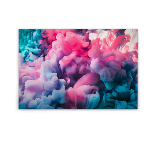 Leinwandbild ColoredSmoke1 Abstrakt 90cm x 60 cm