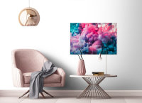 Leinwandbild ColoredSmoke1 Abstrakt 90cm x 60 cm