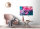Leinwandbild ColoredSmoke1 Abstrakt 90cm x 60 cm