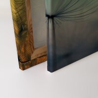 Leinwandbild FlyingDandelion1 Pusteblume 90cm x 60 cm