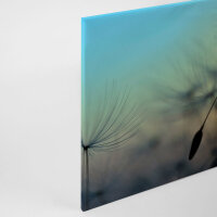 Leinwandbild FlyingDandelion1 Pusteblume 90cm x 60 cm