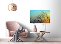 Leinwandbild FlyingDandelion1 Pusteblume 90cm x 60 cm
