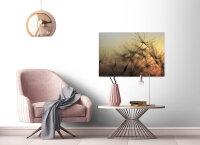 Leinwandbild FlyingDandelion2 Pusteblume 90cm x 60 cm