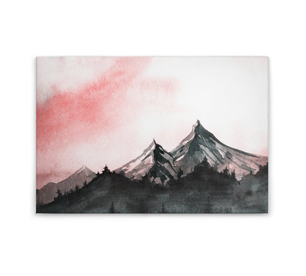 Leinwandbild MountainPaint2 Wald 90cm x 60 cm