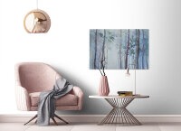 Leinwandbild AquarelleForest Wald 90cm x 60 cm